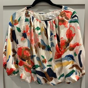 THML Colorful Floral Blouse